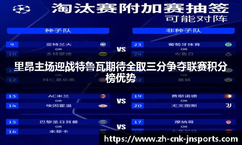 里昂主场迎战特鲁瓦期待全取三分争夺联赛积分榜优势